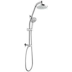 Shower Head Combo-Shower Head with Solid Brass Rail and Diverter by brightshowers