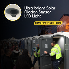 Porta potty solar lights with motion Sensor BICSHL-06 by Brighticonic