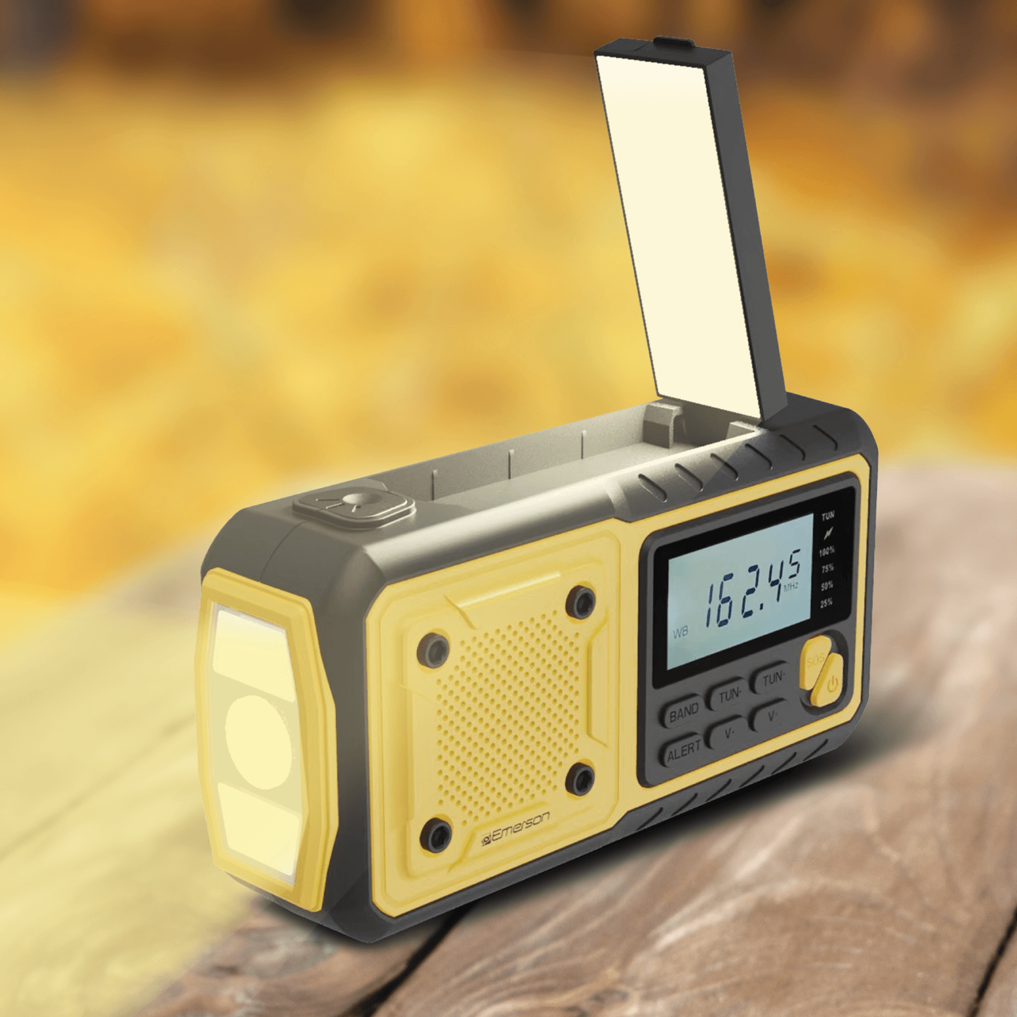 Emerson Emergency AM / FM Radio with Weather Band / Flashlight / Power Bank by Emerson