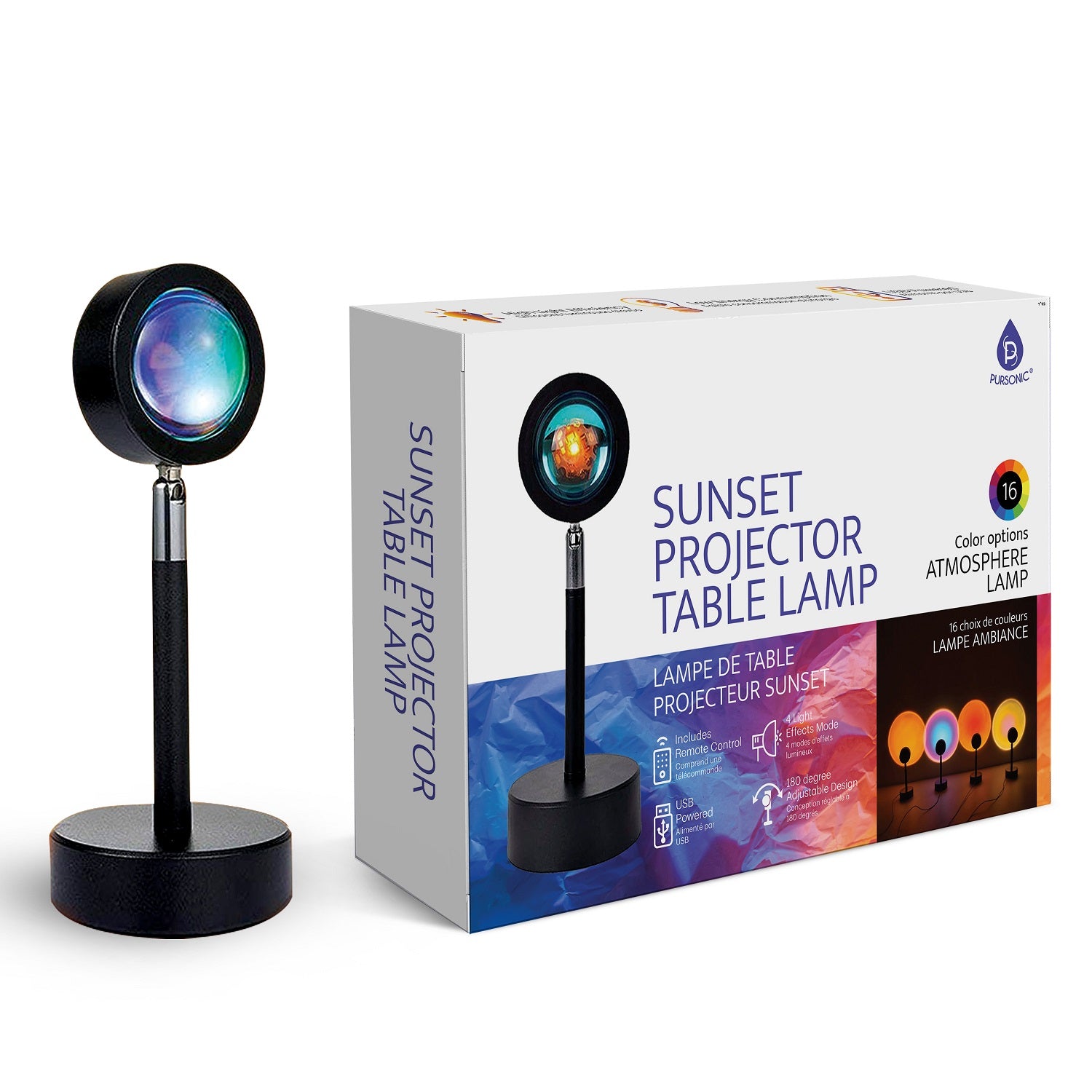 Sunset Projector Table Lamp by Pursonic