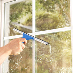 Ettore All-Purpose Rubber Window Squeegee - Streak-Free Cleaning