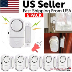 6 PCS WIRELESS Home Window Door Burglar Security ALARM System Magnetic by Homemaintenancesupplies2