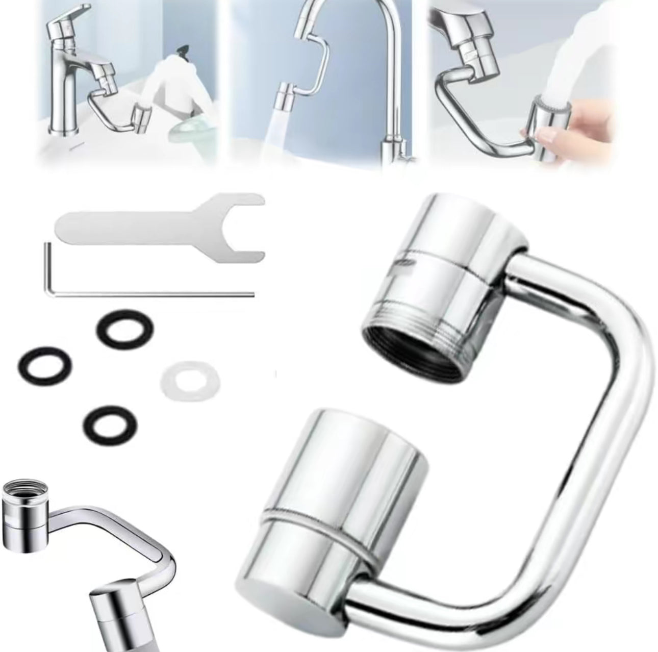 AquaSpin Faucet Extender by V.I.P Digital Presence