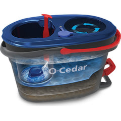O-Cedar RinseClean Spin Mop: Hands-Free Floor Cleaning with Bucket