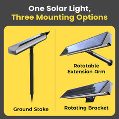 Solar Sign Light Flood Lights 13" BICSSL-02 by Brighticonic