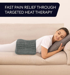 Heating Pad XL, Double-sided, Tabby Gray by Geniani