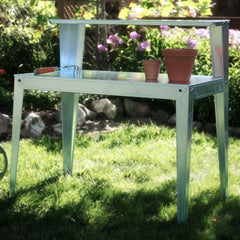24 x 44 inch Galvanized Steel Top Utility Table Workbench Potting Bench by FastFurnishings