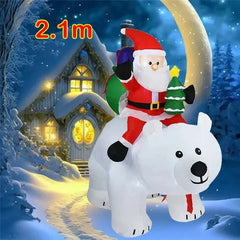 Christmas Inflatable Decoration Toy With Built-In Led Lights by LPO