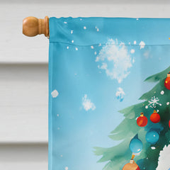 Lhasa Apso Christmas House Flag by Caroline's Treasures