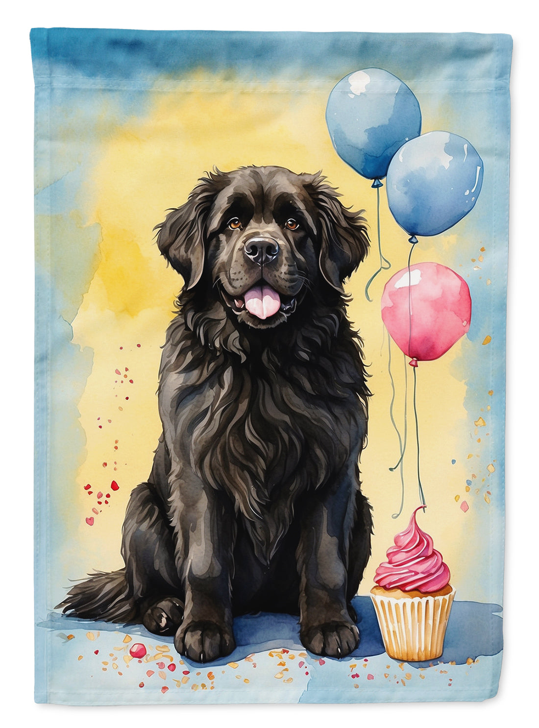 Newfoundland Happy Birthday House Flag by Caroline's Treasures