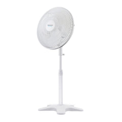 Brentwood Kool Zone F-16SPW 3-Speed 16” Oscillating Stand Fan, White by Brentwood