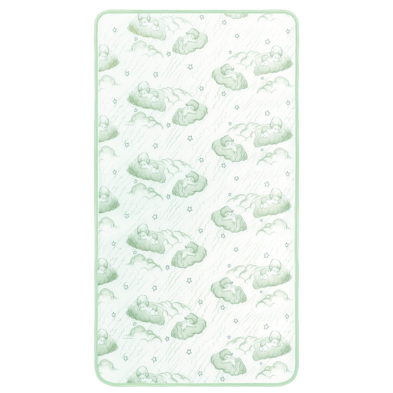 6-inch Firm Spring Coil Mattress Waterproof Standard Crib Mattress Made in USA by FastFurnishings