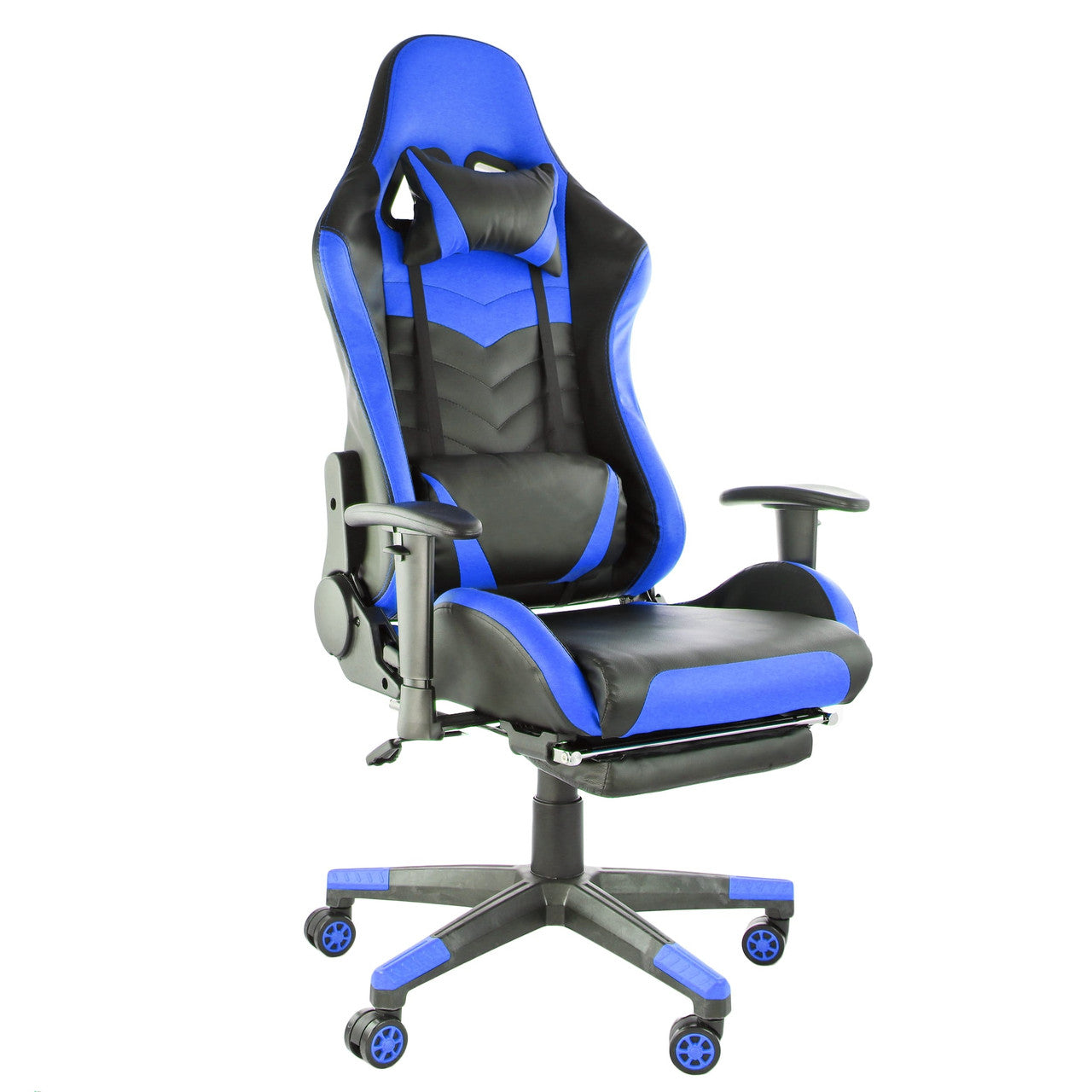 GameFitz Gaming Chair in Black and Blue by Gamefitz