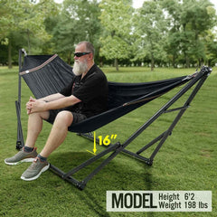Tranquillo Universal Hammock with Medium Size Stands for Ultimate Relaxation - Ideal Universal Hammock Stands - Medium Size by Megsu
