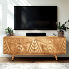 Harmony Wood TV Stand by Megsu