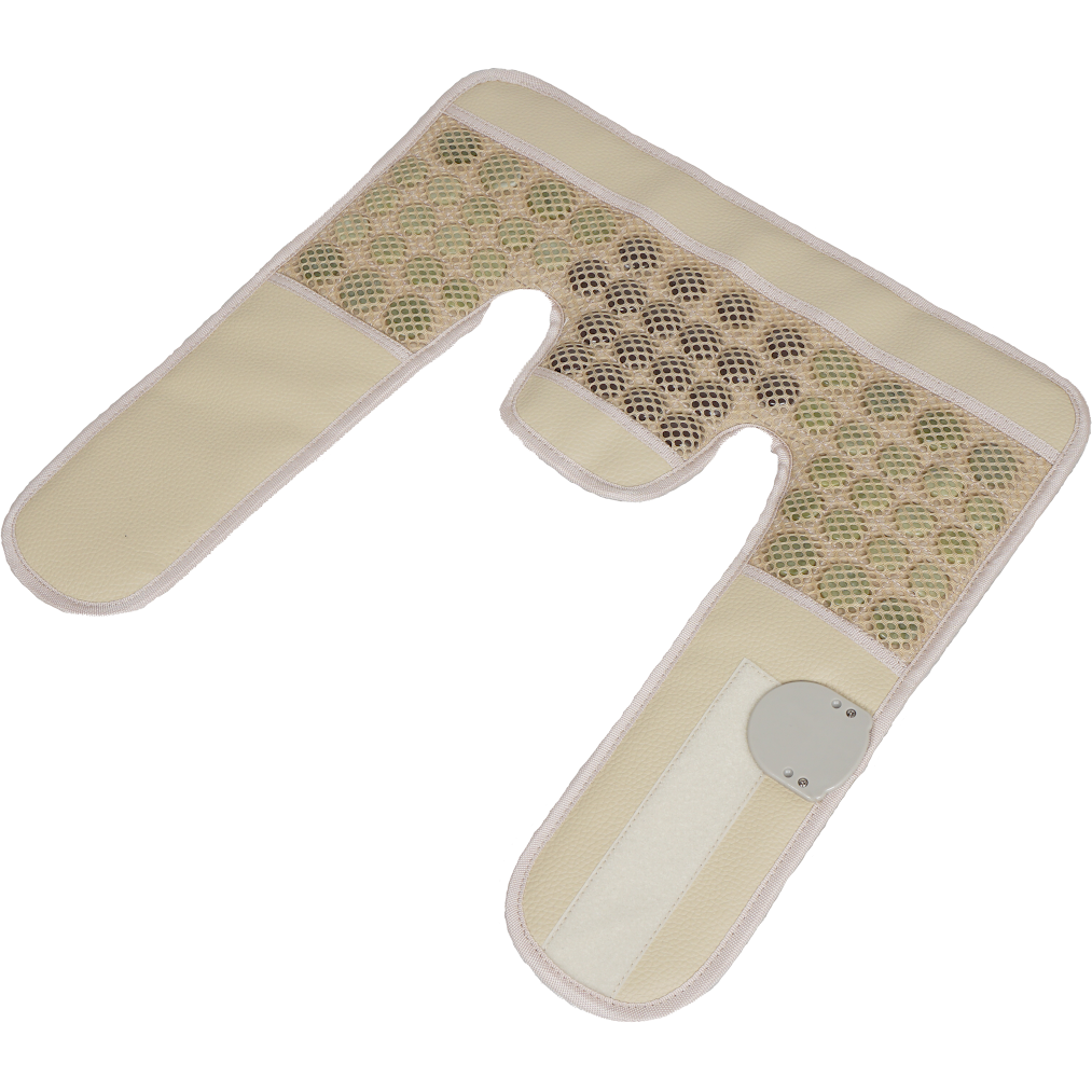 Jade Tourmaline Infrared Shoulder Heat Pad (White) by Gemthera