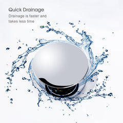 Bathroom Sink Drain with Overflow Pop-Up Drain Stopper for Vessel Sink Lavatory by brightshowers