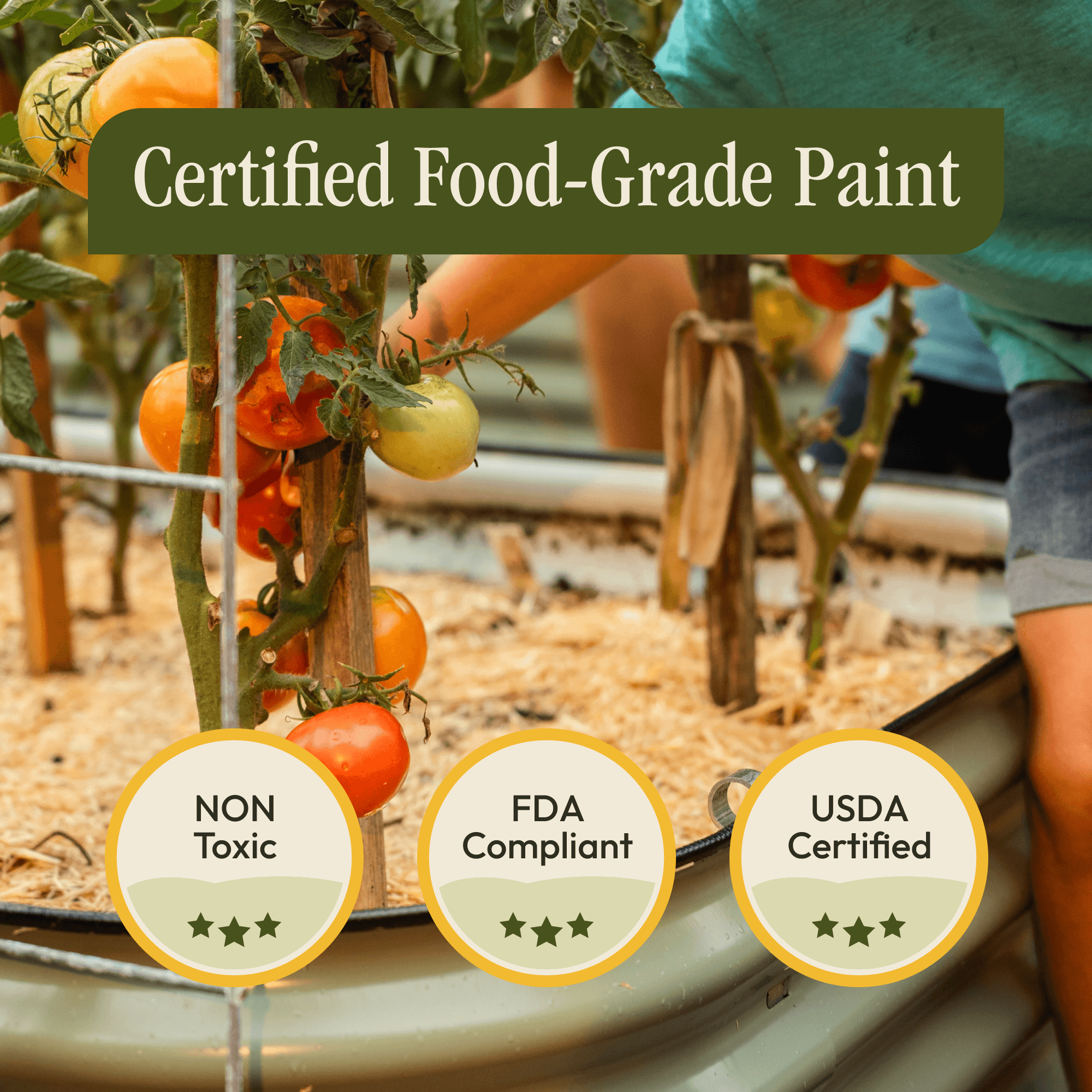Gro-Rite "No Tools Needed" Premium Metal Raised Garden Bed Kit by Gro-Rite Garden Global LLC