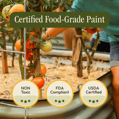 Gro-Rite "No Tools Needed" Premium Metal Raised Garden Bed Kit by Gro-Rite Garden Global LLC