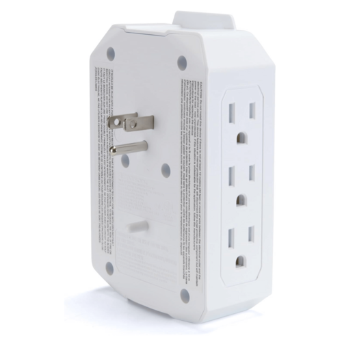 Emerson 6-Outlet + USB Wall Charger with Surge Protection and LED by Homemaintenancesupplies2