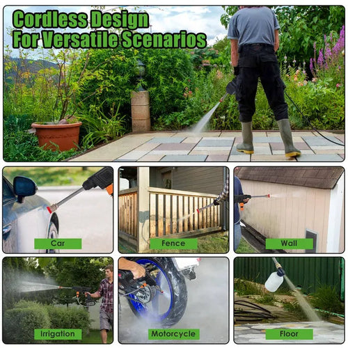 Cordless Pressure Washer Portable Electric Power Washer High Pressure by Homemaintenancesupplies2