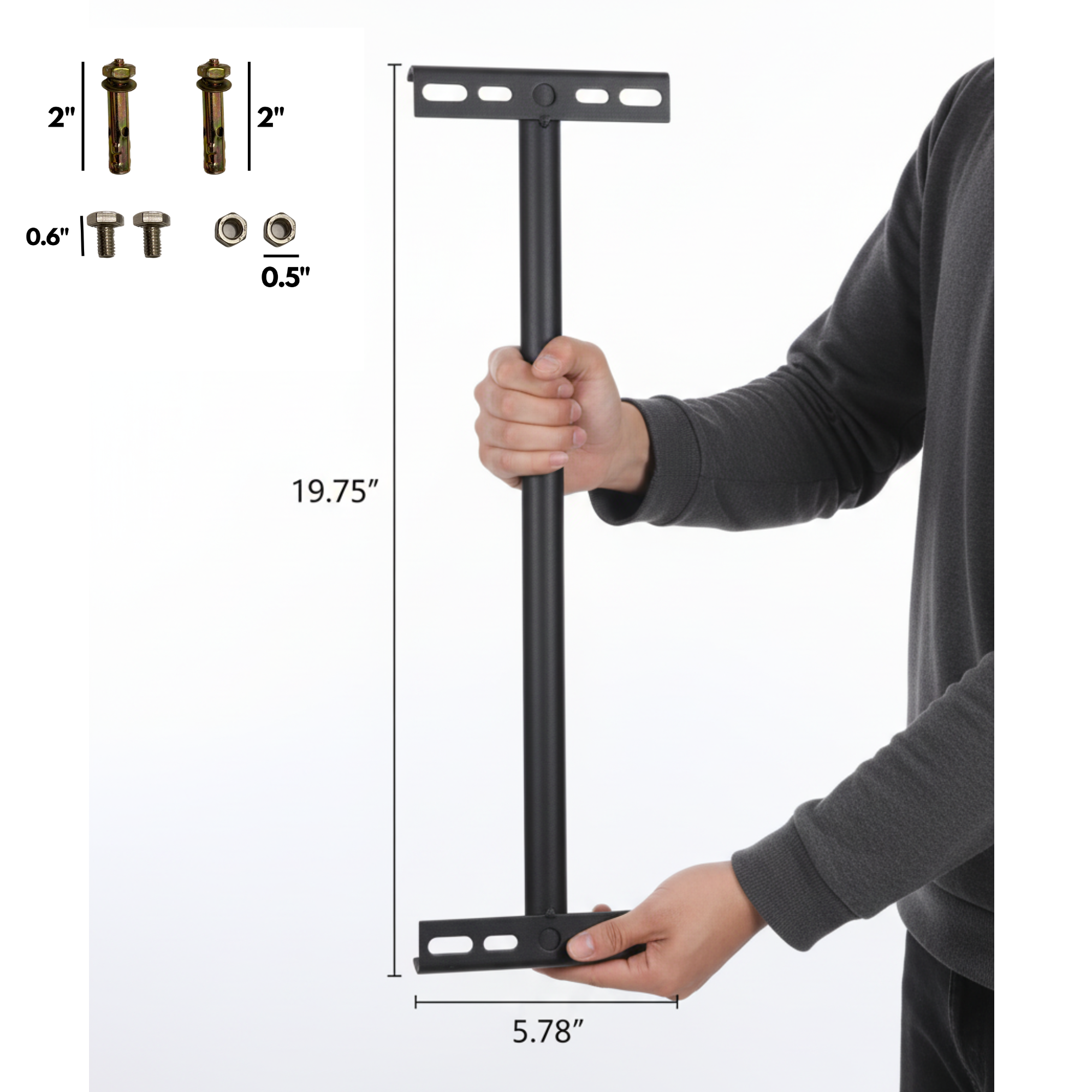 Floodlight Extension Arm Floodlight Metal Bracket BICSL-YCB50 by Brighticonic