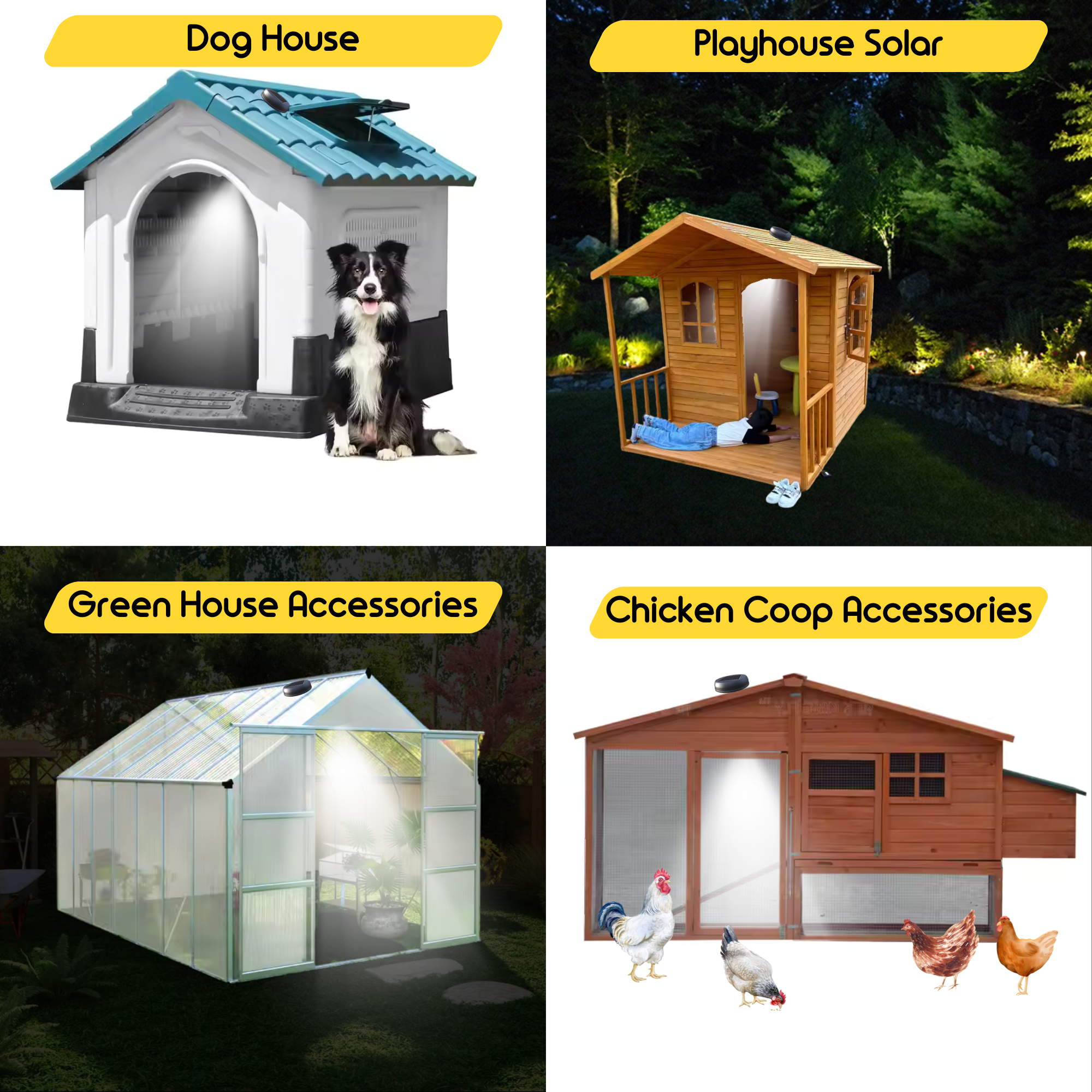 Porta potty solar lights with motion Sensor ‎BICSHL-06 by Brighticonic