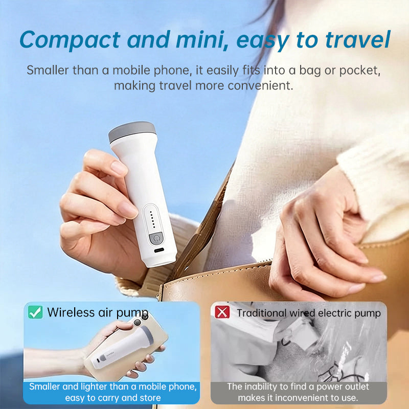 Rechargeable Electric Vacuum Pump, Portable Low Noise Air Pump for Compressed Storage Bags by eprolo