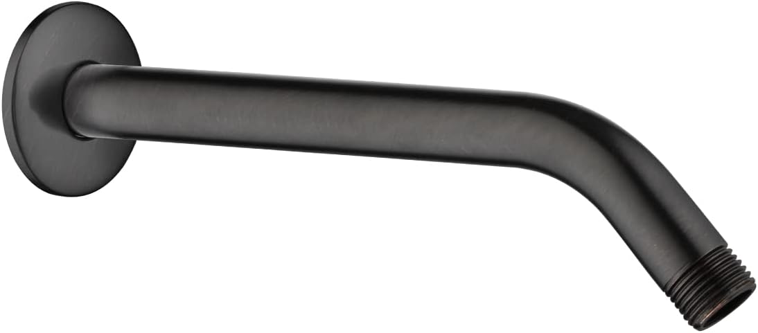 10 Inch Solid Brass Shower Head Extension Arm, Wall Mounted Shower Pipe Arm by brightshowers