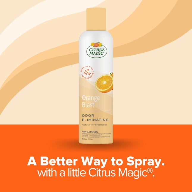 Orange Blast Air Freshener - Natural Odor Eliminator | Citrus Magic
