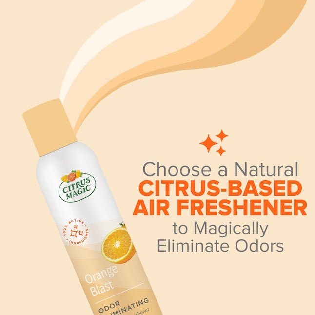 Orange Blast Air Freshener - Natural Odor Eliminator | Citrus Magic