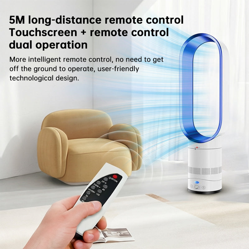 2025 New 16" Bladeless Tower Fan with Remote, Quiet Floor Fan for Home by eprolo