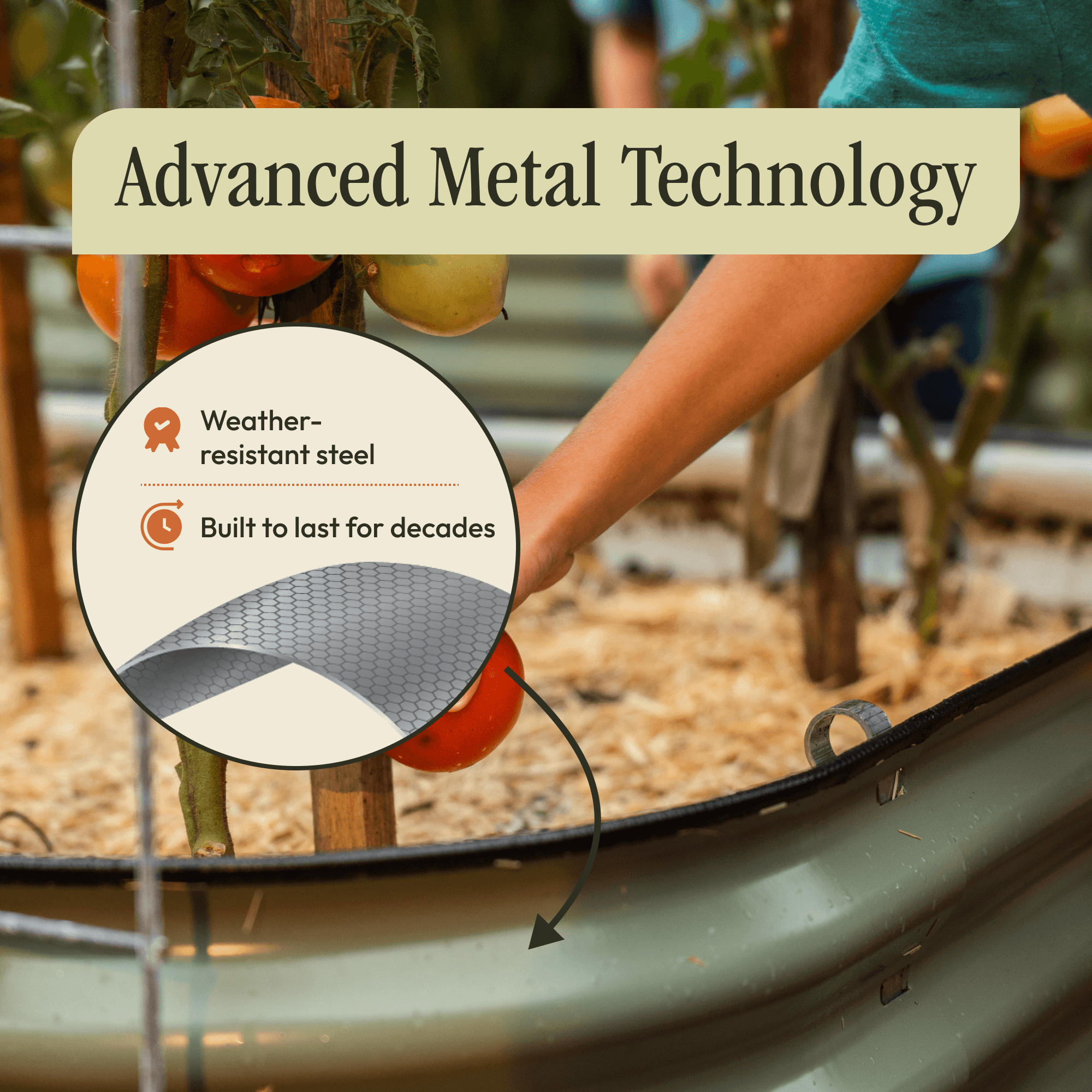Gro-Rite "No Tools Needed" Premium Metal Raised Garden Bed Kit by Gro-Rite Garden Global LLC