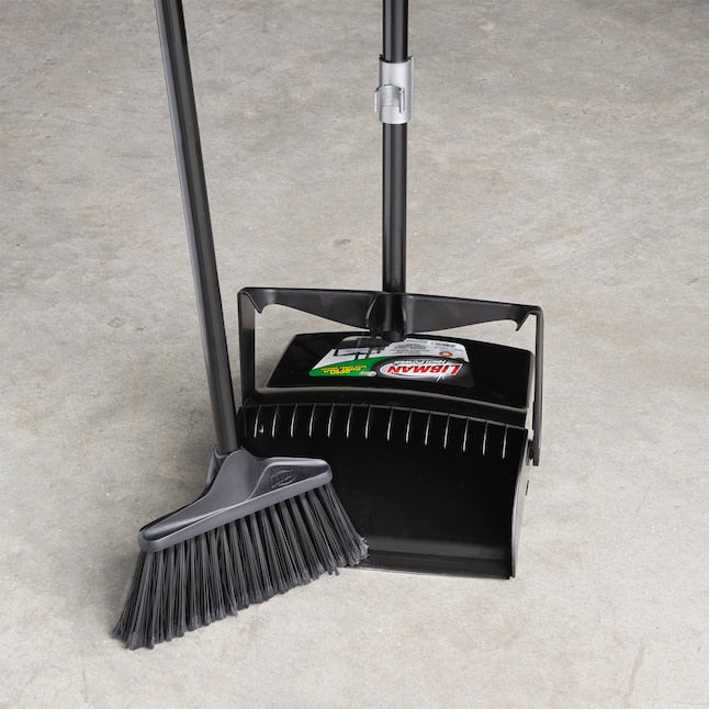 Libman Angle Broom & Dustpan Set - Multi-Surface Cleaning