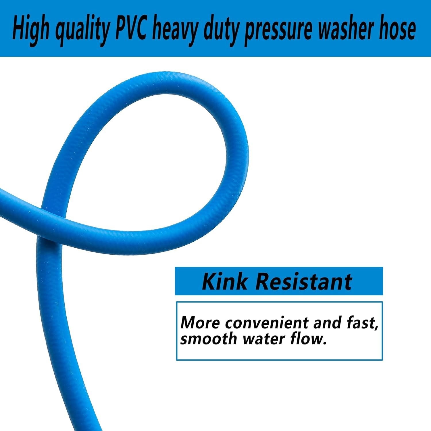 Pressure Washer Hose – 1/4" X 50 FT by Oak Tree South
