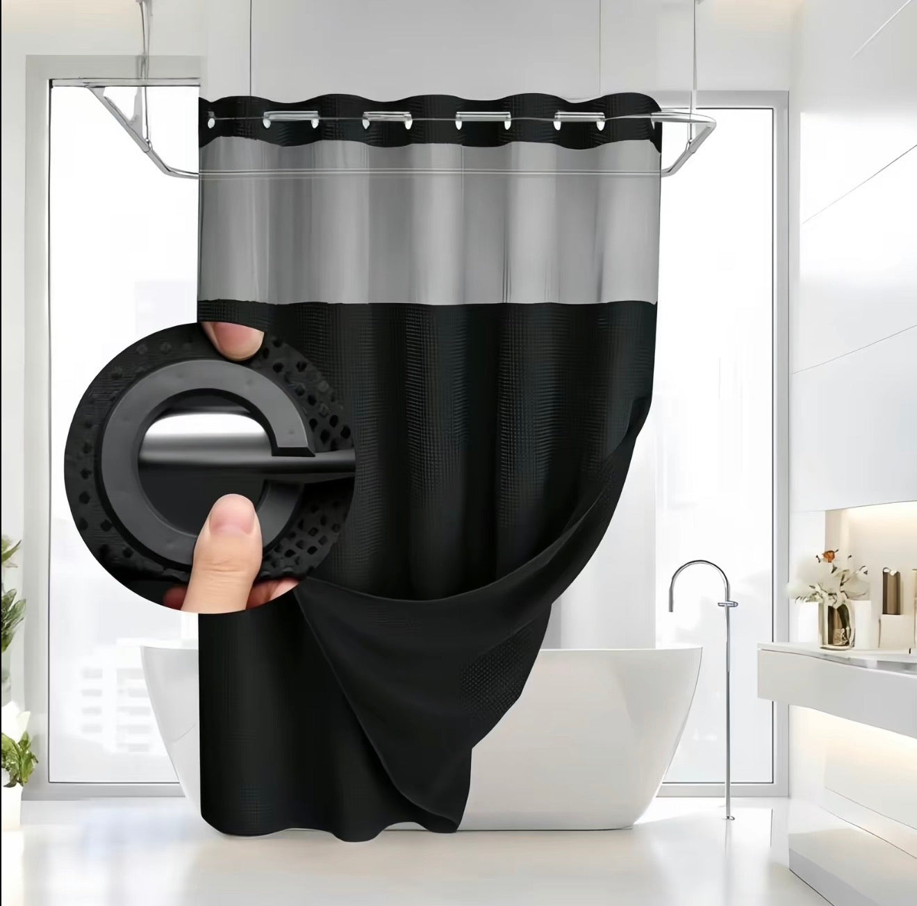 SnapLiner Shower Curtain by V.I.P Digital Presence