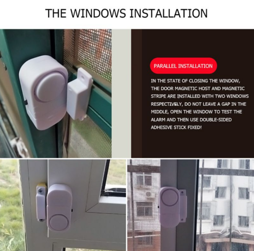 6 PCS WIRELESS Home Window Door Burglar Security ALARM System Magnetic by Homemaintenancesupplies2