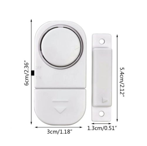6 PCS WIRELESS Home Window Door Burglar Security ALARM System Magnetic by Homemaintenancesupplies2