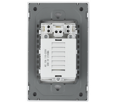 Dual USB Wall Outlet Port 15A Power Socket Charger AC Receptacle Plate by Homemaintenancesupplies2