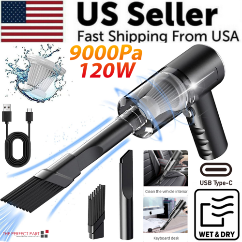 120W Cordless Handheld Vacuum Cleaner Small Mini Portable Car Auto by Homemaintenancesupplies2