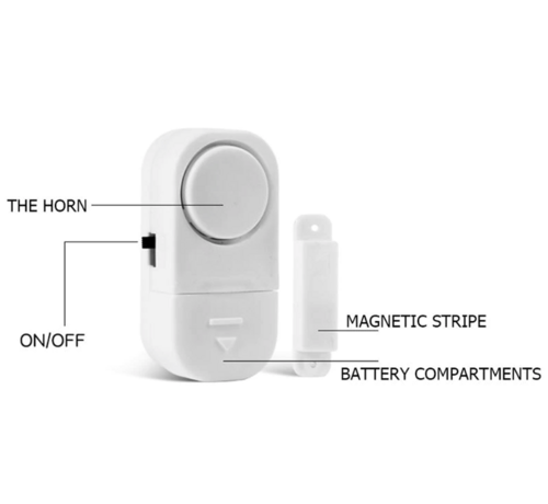 6 PCS WIRELESS Home Window Door Burglar Security ALARM System Magnetic by Homemaintenancesupplies2