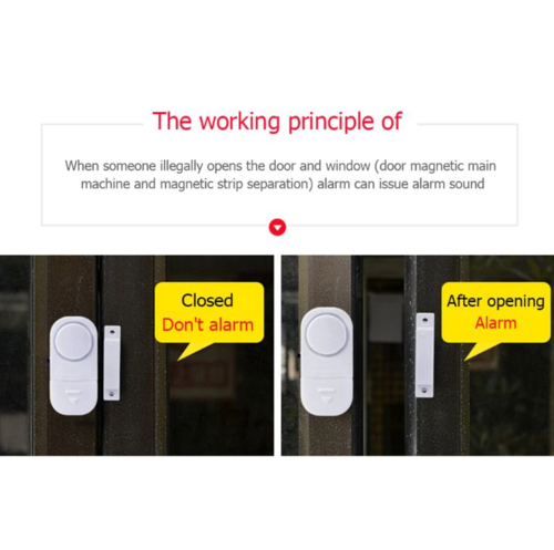 6 PCS WIRELESS Home Window Door Burglar Security ALARM System Magnetic by Homemaintenancesupplies2