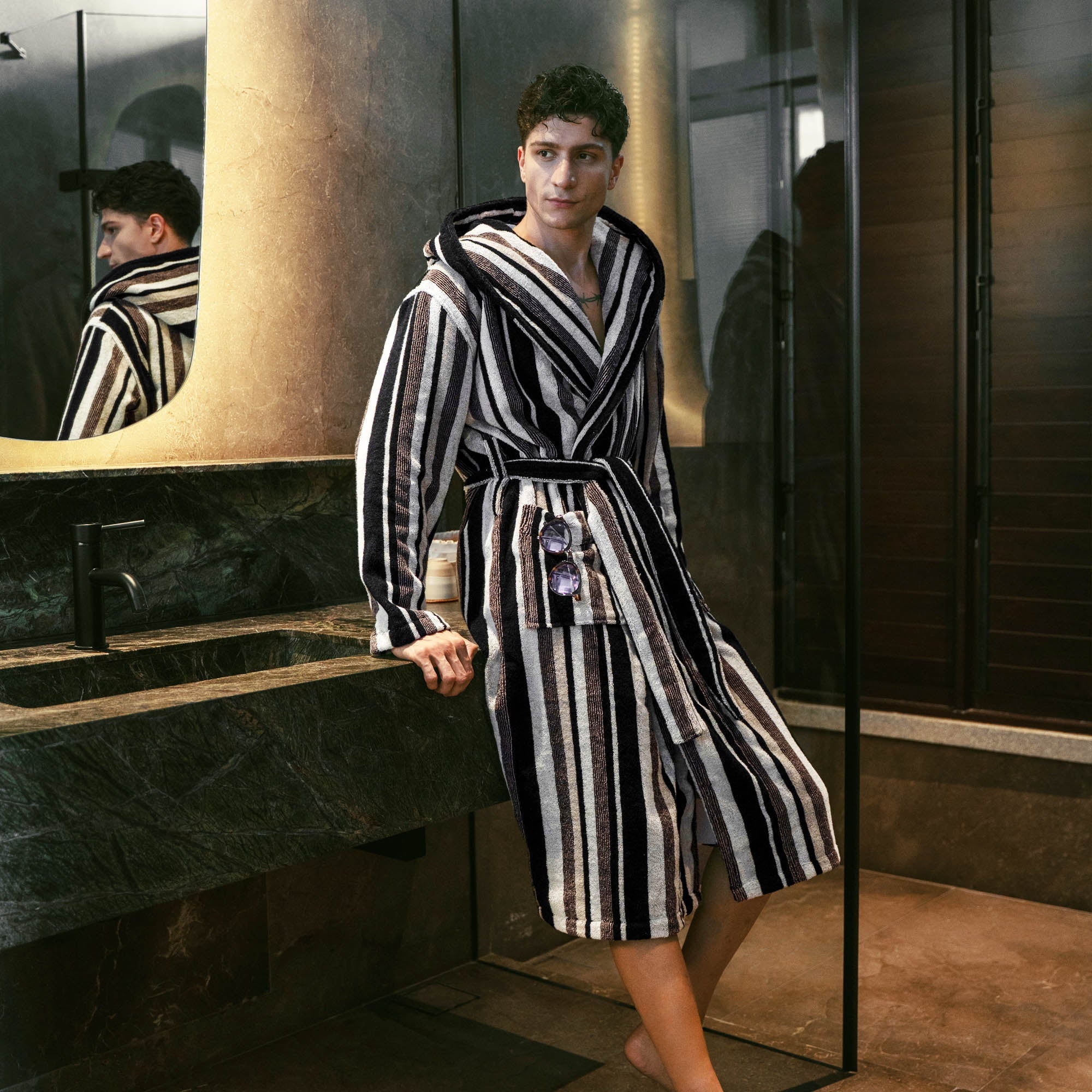 Ultraplush Australian Cotton Unisex Bathrobe by Italic