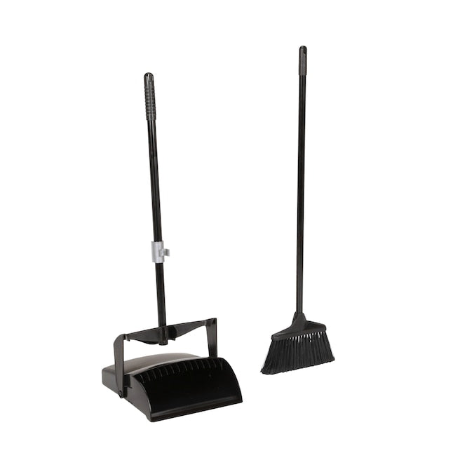 Libman Angle Broom & Dustpan Set - Multi-Surface Cleaning