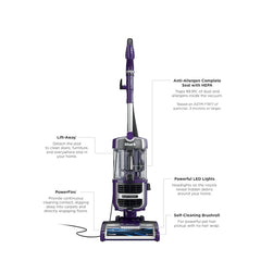 Shark Lift-Away PowerFins Pet Vacuum: Self-Cleaning HEPA Filter