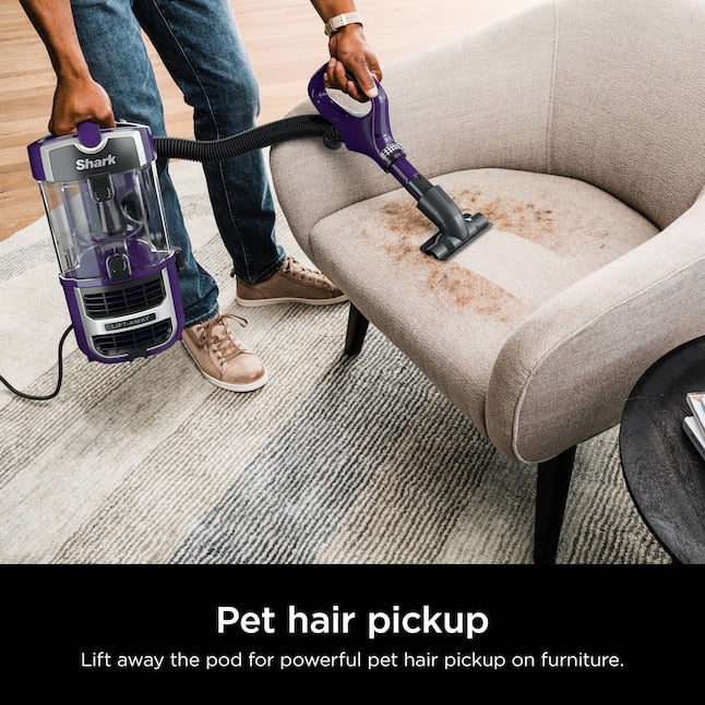 Shark Lift-Away PowerFins Pet Vacuum: Self-Cleaning HEPA Filter