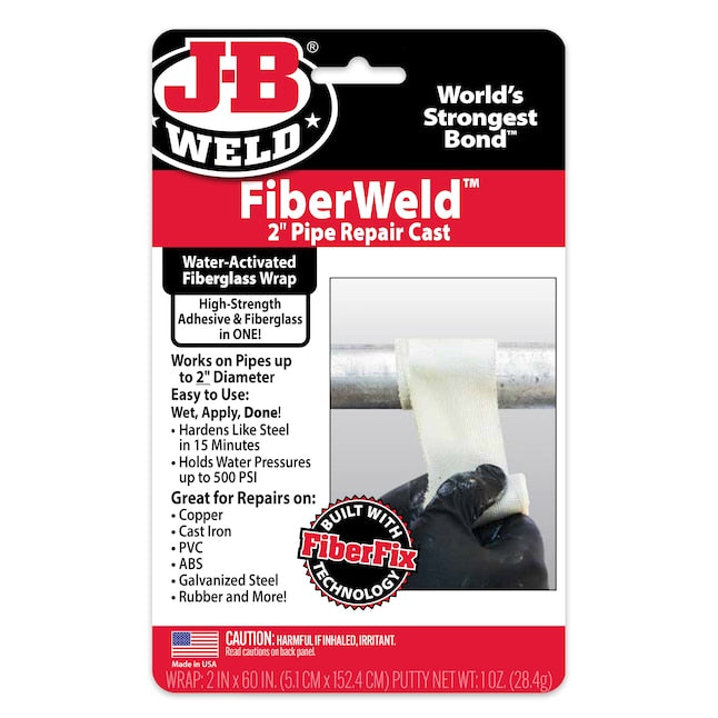 Pipe Repair Tape: Strong Fiberglass Wrap & Epoxy for Leaks