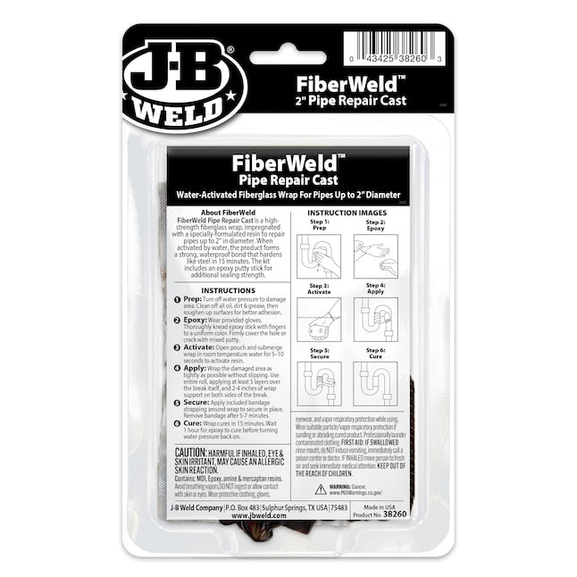 Pipe Repair Tape: Strong Fiberglass Wrap & Epoxy for Leaks