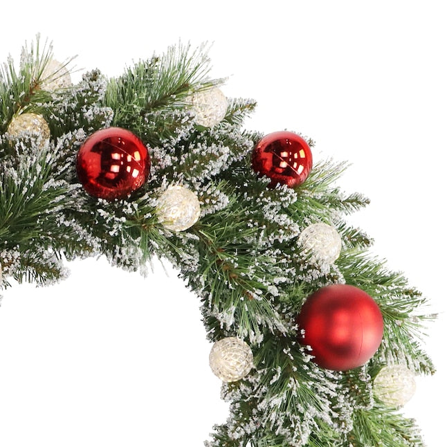 Holiday Living 2-ft Pre-lit Artificial Christmas Wreath