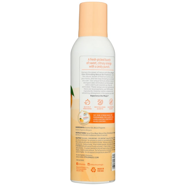 Orange Blast Air Freshener - Natural Odor Eliminator | Citrus Magic